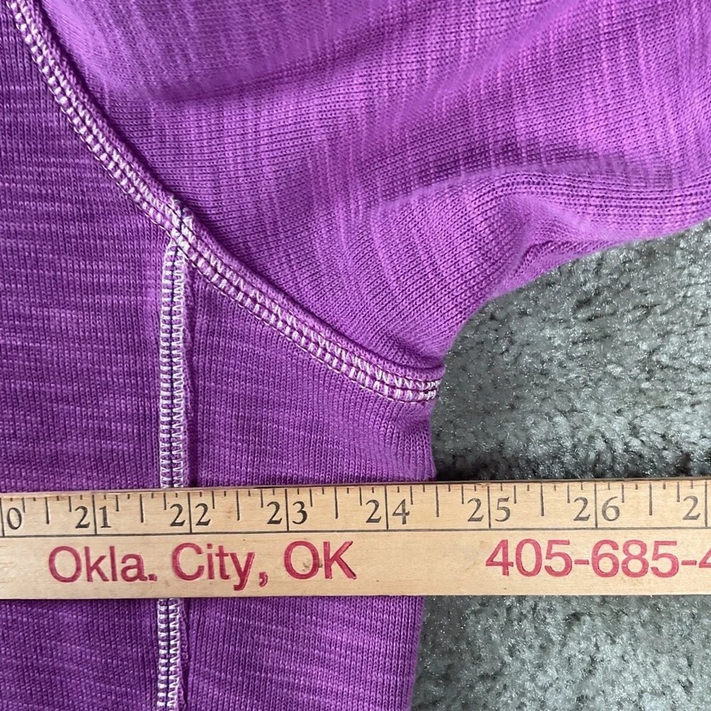 Tommy Bahama Tobago Bay Quarter Zip Pullover Mens XL Purple Cotton Tencel